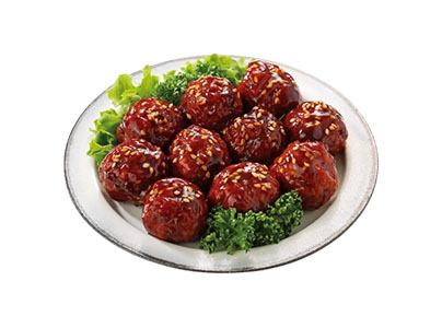 名古屋コーチン入り肉団子<br />
（甘酢風）