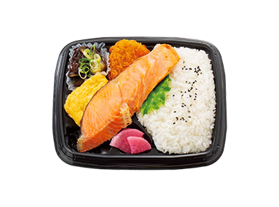 厚切り鮭弁当<br />
<br>